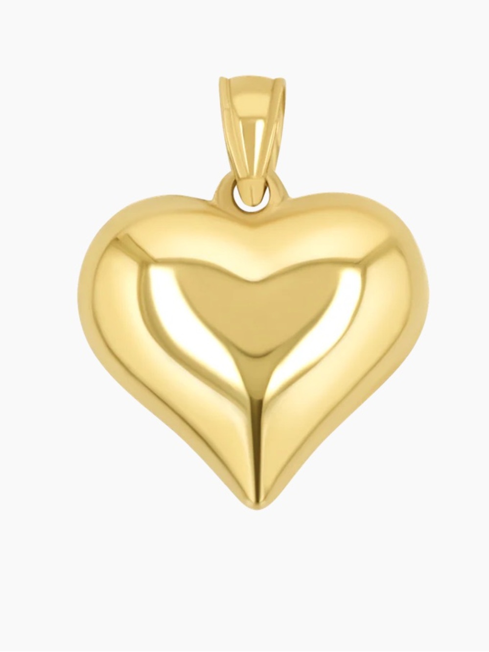 14K Gold Heart Pendant